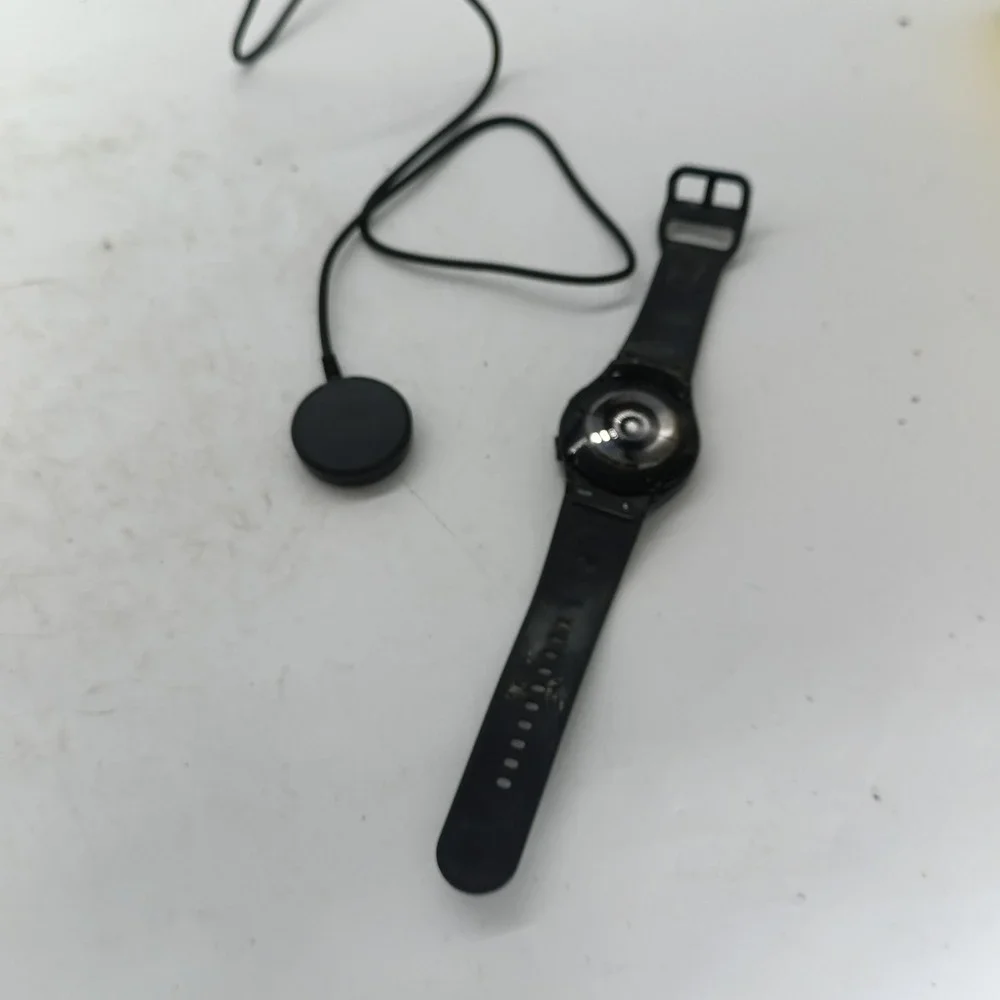 Samsung Galaxy Watch4 44mm Black SM-R870 Bluetooth GPS Smartwatch Charger eb